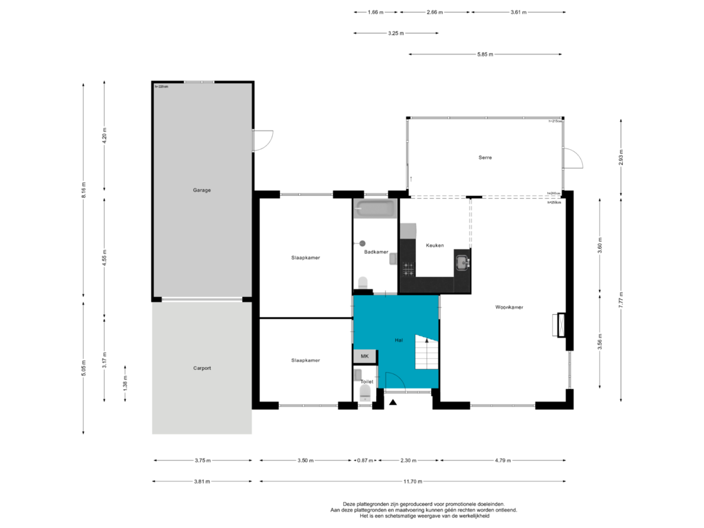 Bekijk plattegrond van Begane Grond van de Balije 2