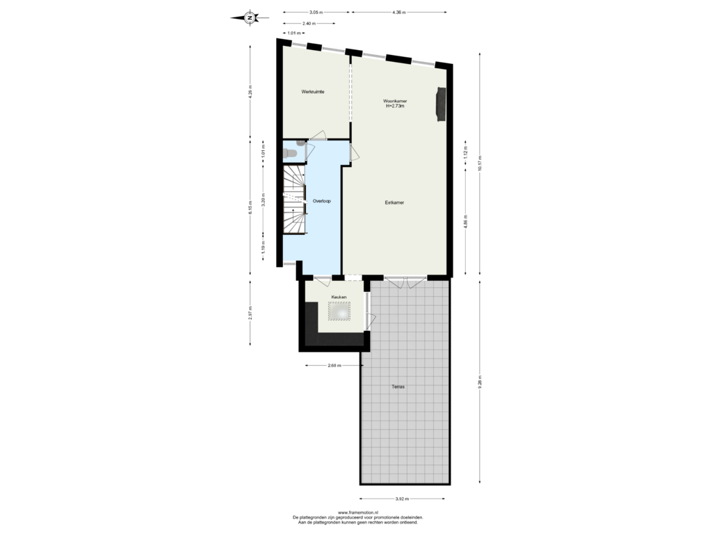 Bekijk plattegrond van Verdieping 1 van Lange Haven 124