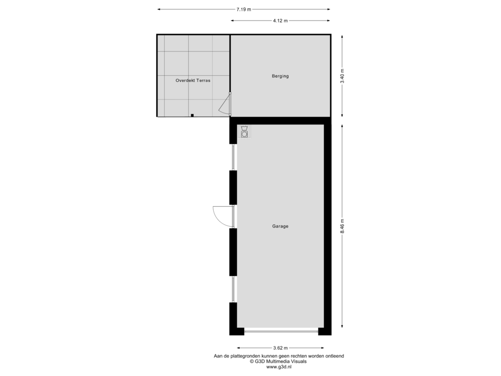 Bekijk plattegrond van Garage van Noordsingel 10