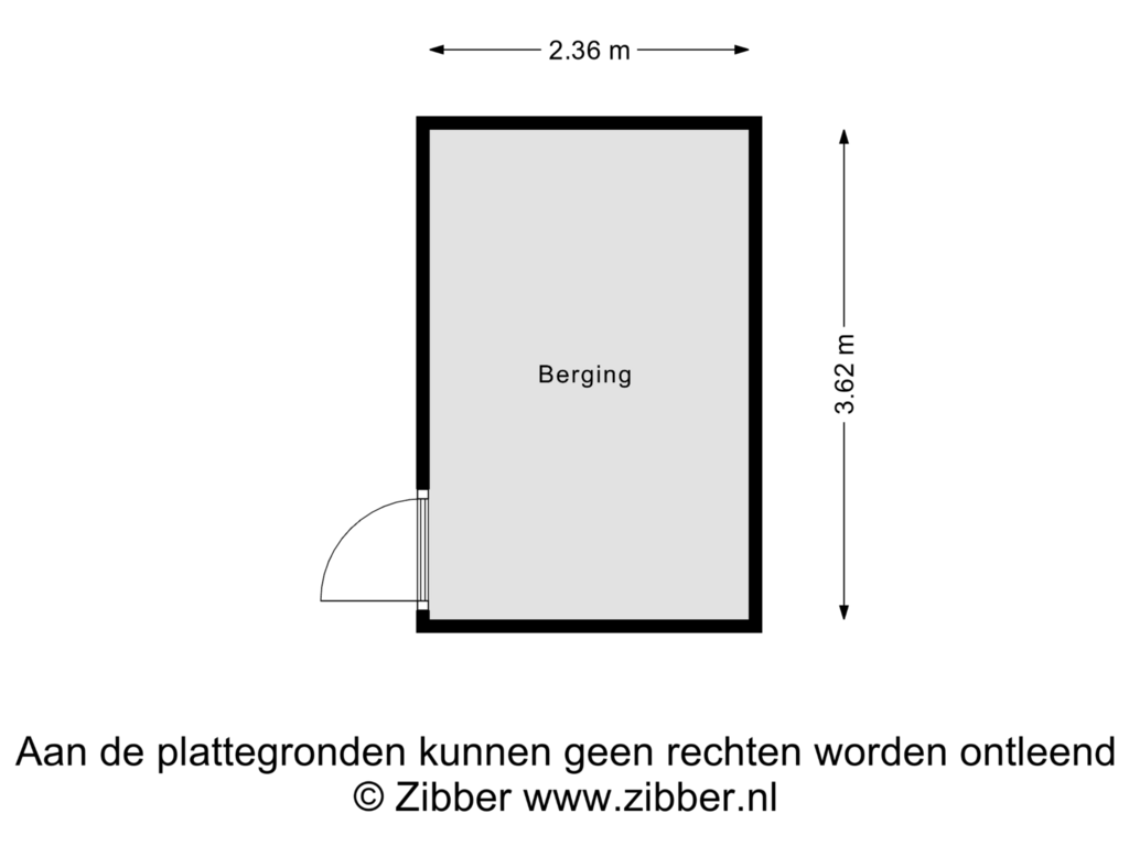 Bekijk plattegrond van Berging van De Haar 13