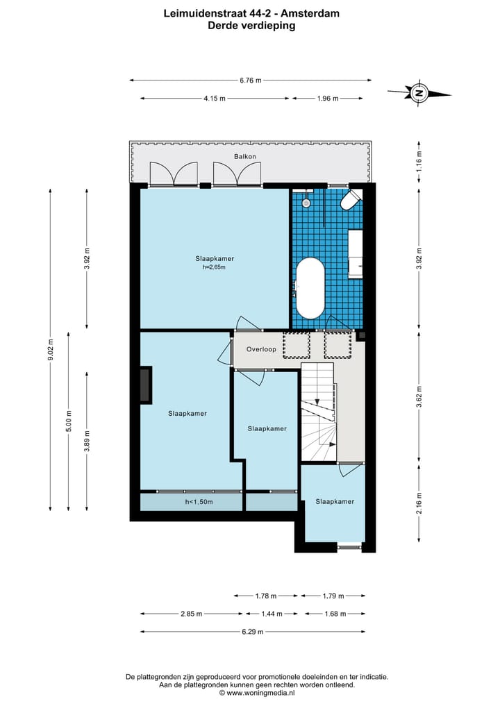 Foto 44 van Leimuidenstraat 44-2