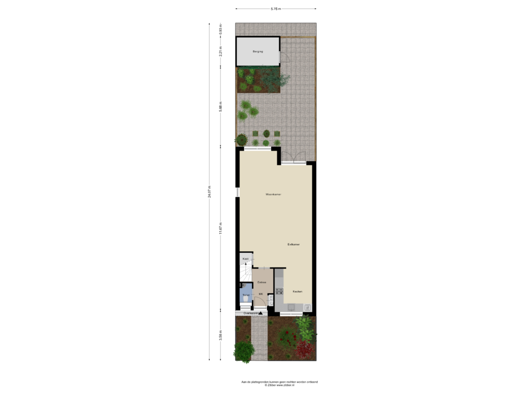 Bekijk plattegrond van Begane Grond_tuin van Buizerderf 63