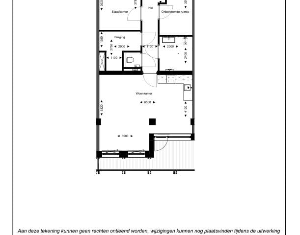 Bekijk foto 12 van Driekamerappartement (Bouwnr. 7)