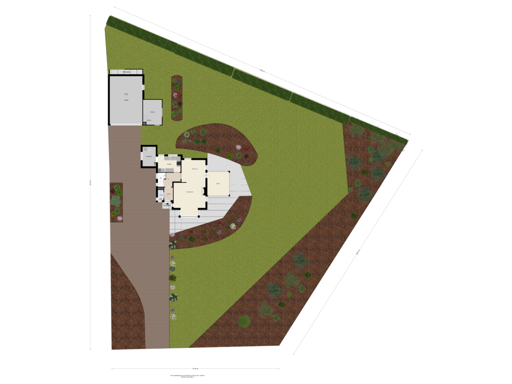 View floorplan of Begane Grond Tuin of Oranjelaan 78