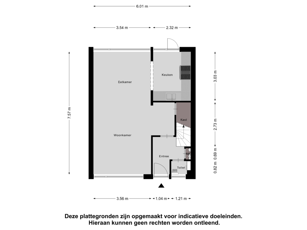 Bekijk plattegrond van Begane Grond van Abel Tasmanstraat 16