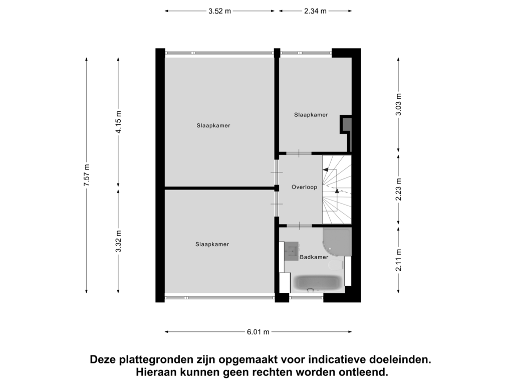 Bekijk plattegrond van Eerste Verdieping van Abel Tasmanstraat 16