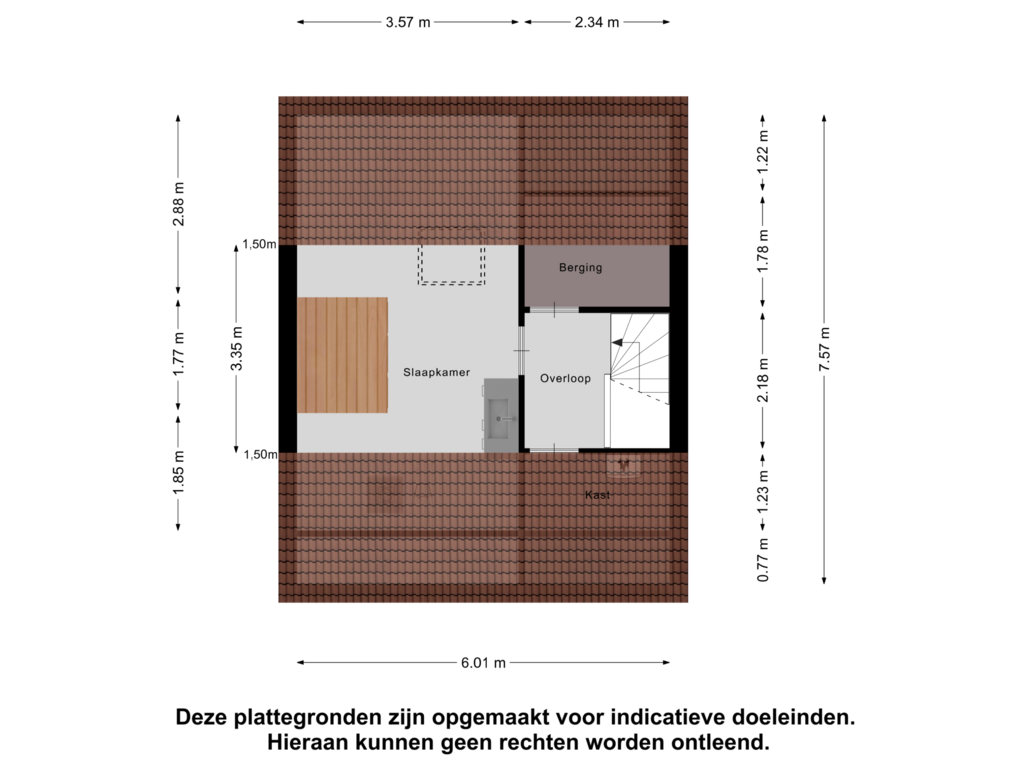 Bekijk plattegrond van Tweede Verdieping van Abel Tasmanstraat 16