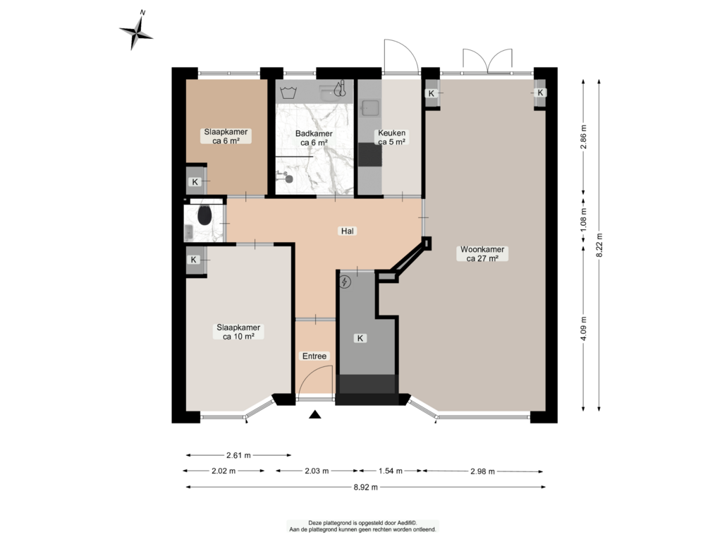 Bekijk plattegrond van Begane grond van Lorentzstraat 7