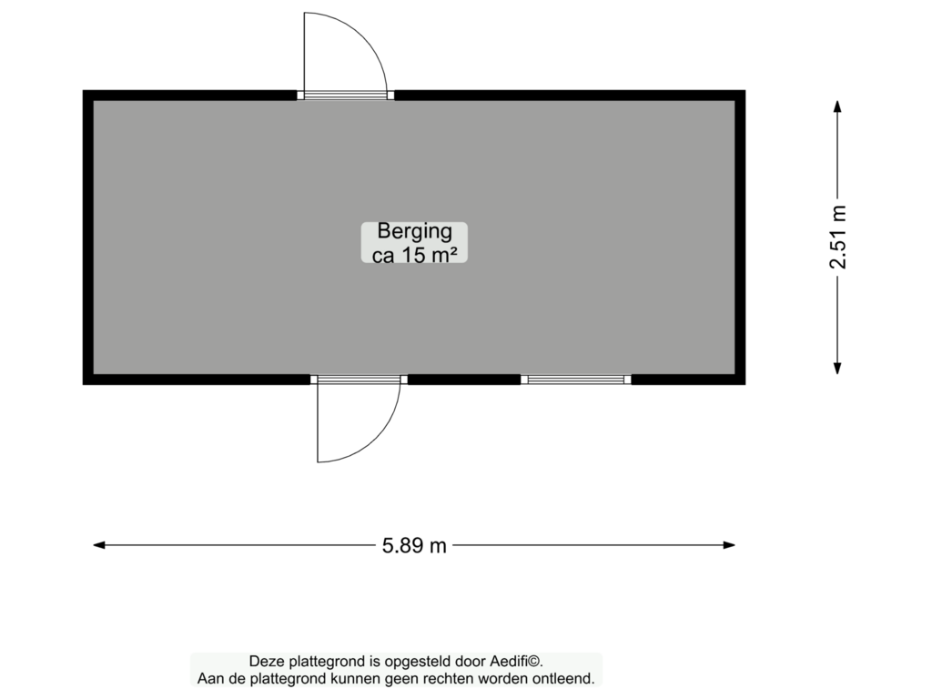 Bekijk plattegrond van Berging van Lorentzstraat 7