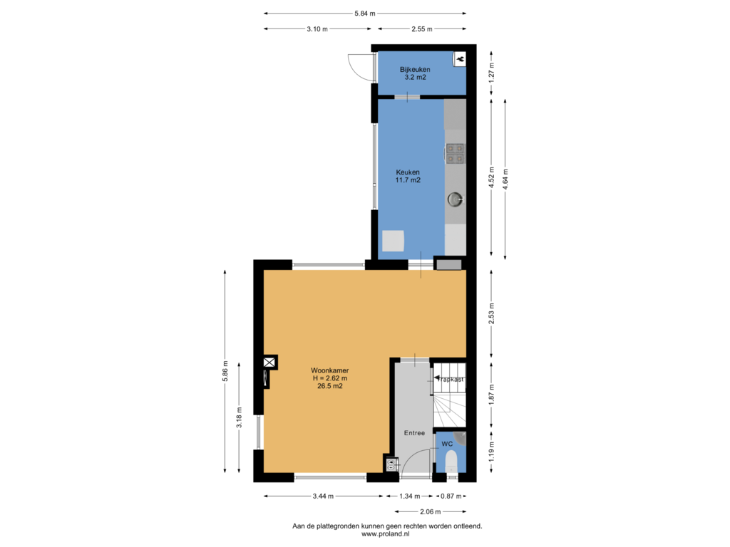 Bekijk plattegrond van Begane Grond van Boarnsterdyk 51