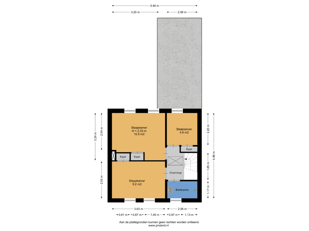 Bekijk plattegrond van 1e Verdieping van Boarnsterdyk 51