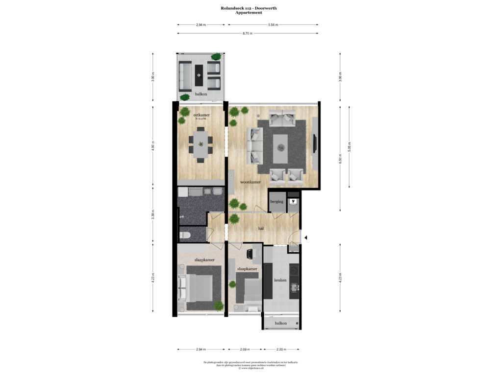 Bekijk plattegrond van APPARTEMENT van Rolandseck 112