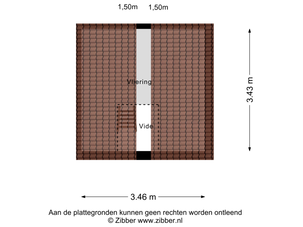 Bekijk plattegrond van Zolder van Stompersstraat 23