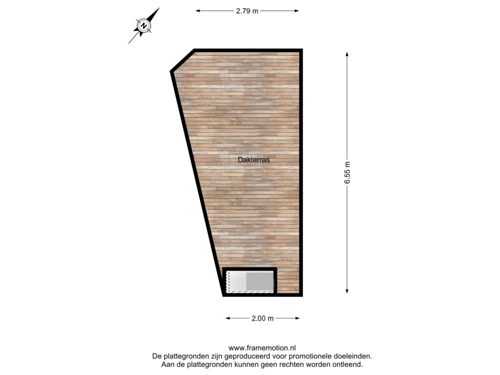 View floorplan of Verdieping 3 of Rozenlaan 15-B