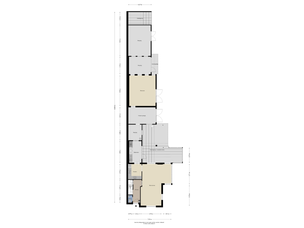 Bekijk plattegrond van Begane grond van Deventerweg 39