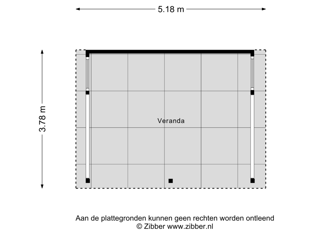 Bekijk plattegrond van Veranda van Deventerweg 39