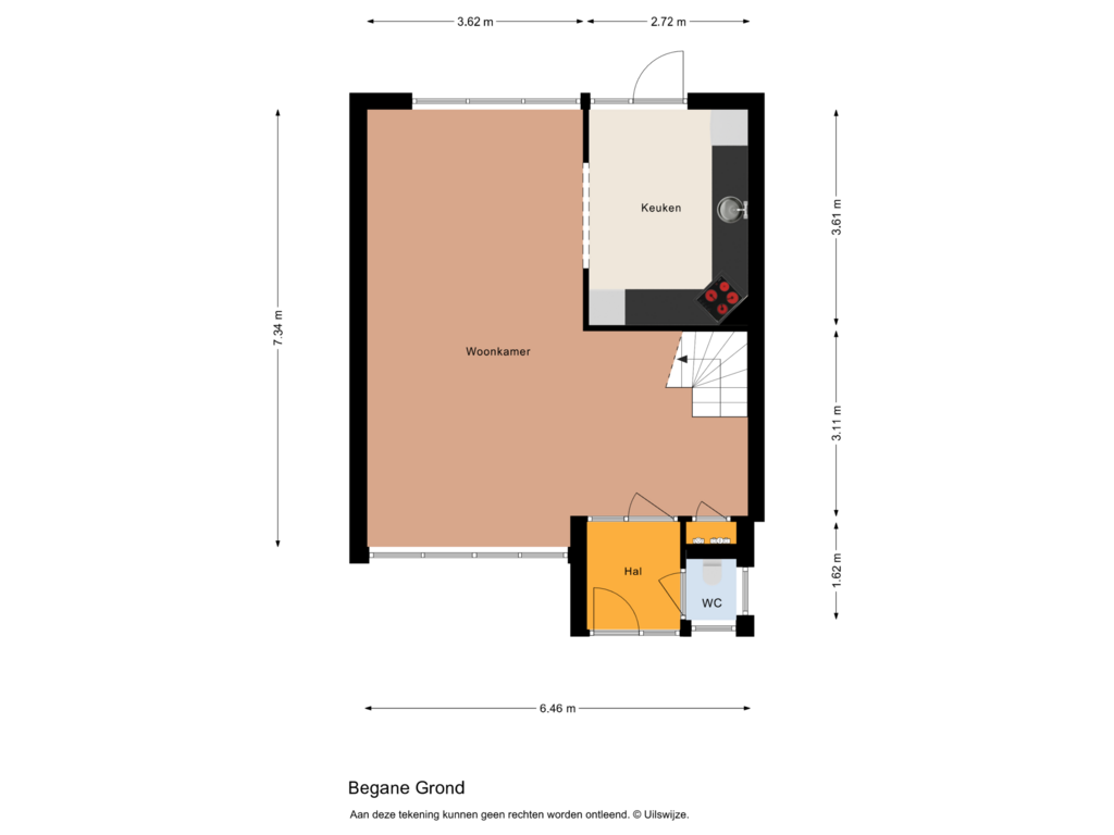 Bekijk plattegrond van Begane Grond van Vinkenslag 17