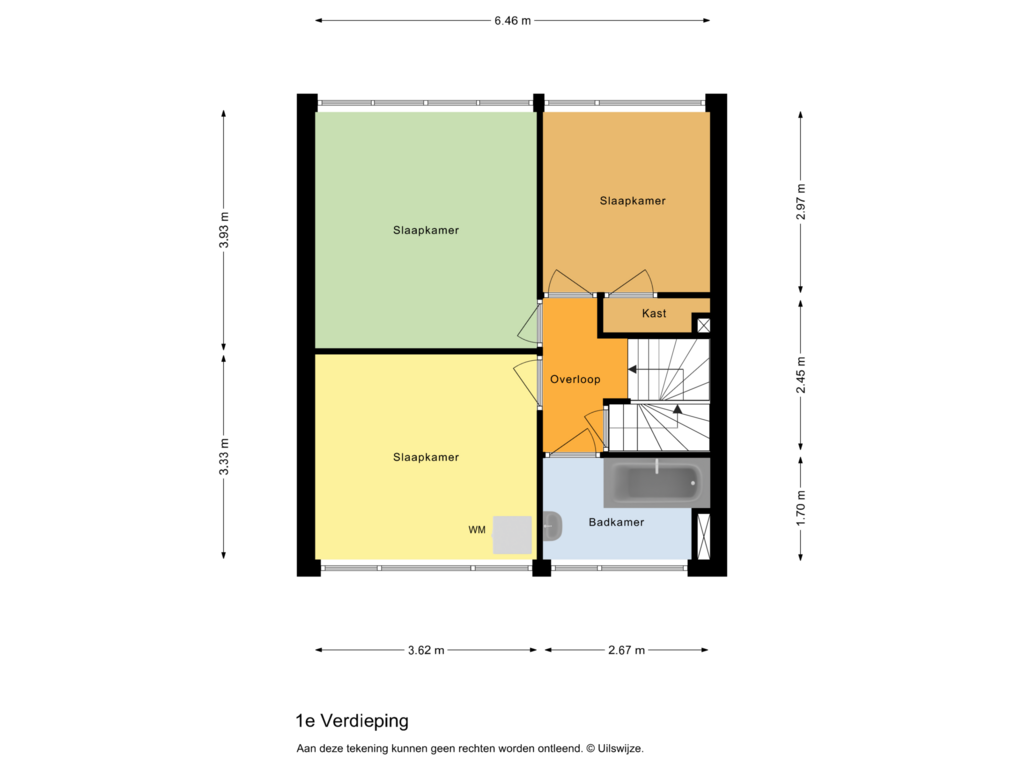 Bekijk plattegrond van 1e Verdieping van Vinkenslag 17