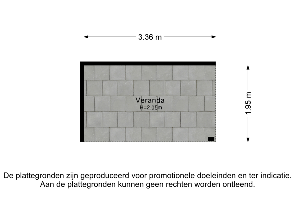 Bekijk plattegrond van Veranda van Klompstraat 3