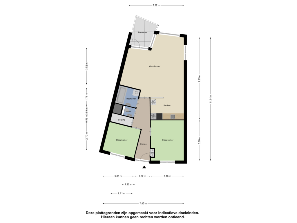 Bekijk plattegrond van Appartement van Emiclaerhof 104