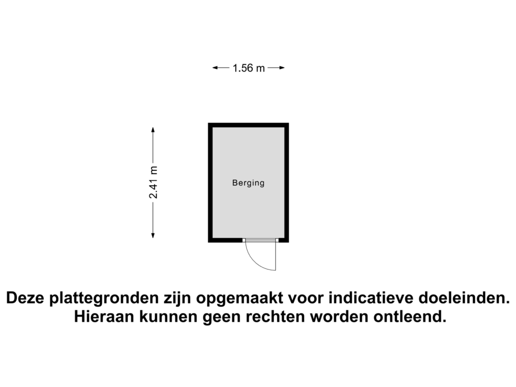 Bekijk plattegrond van Berging van Emiclaerhof 104