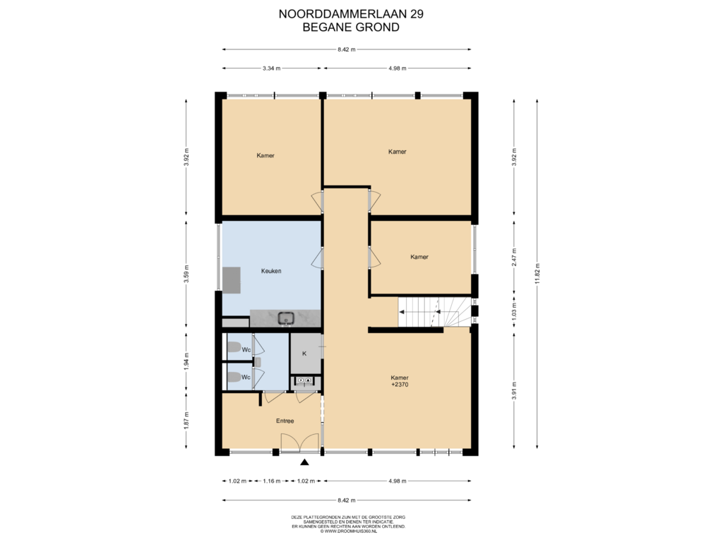 View floorplan of Begane grond of Noorddammerlaan 29