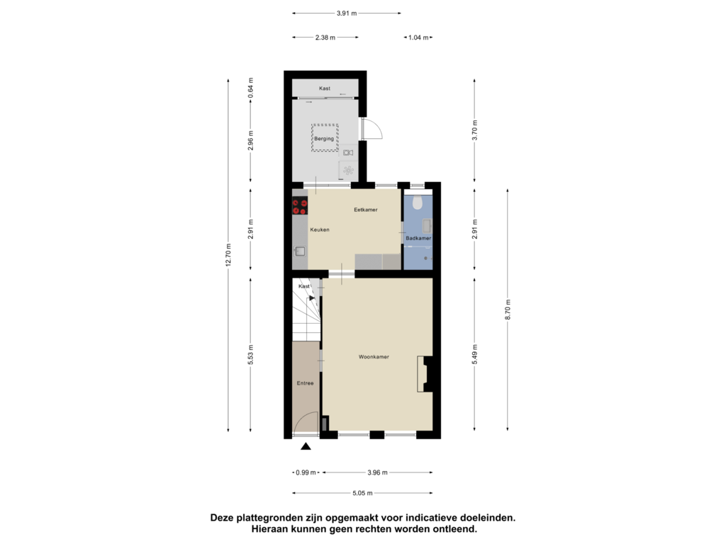 View floorplan of Begane Grond of Nieuwstraat 3