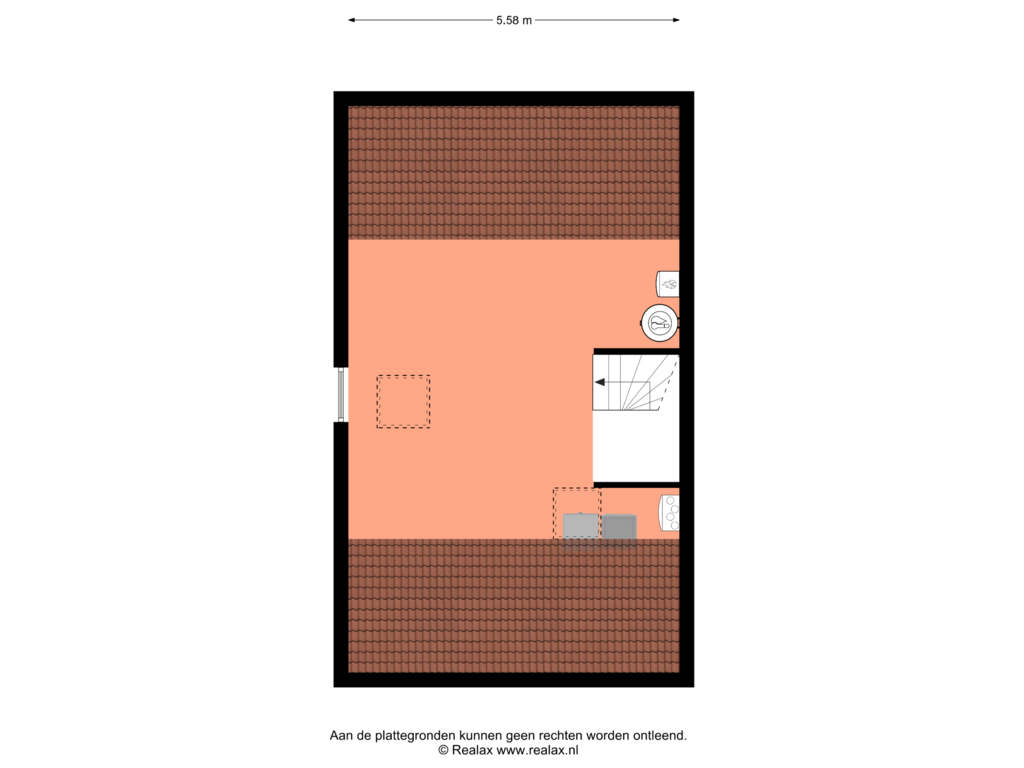 View floorplan of Verdieping 2 of Hortensiastraat 10