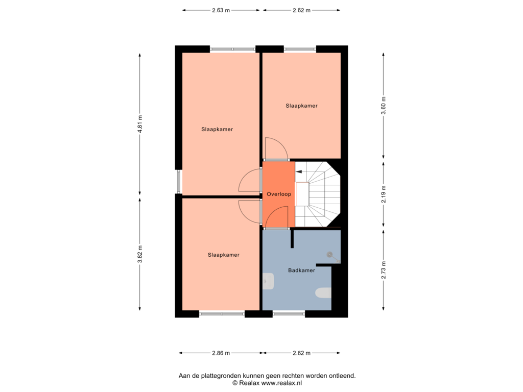 Bekijk plattegrond van Verdieping 1 van Hortensiastraat 10-C