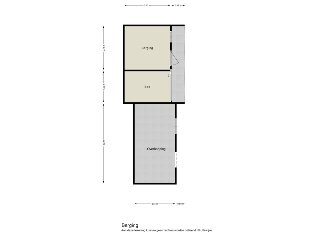 Bekijk plattegrond van Berging van Berkenlaan 3