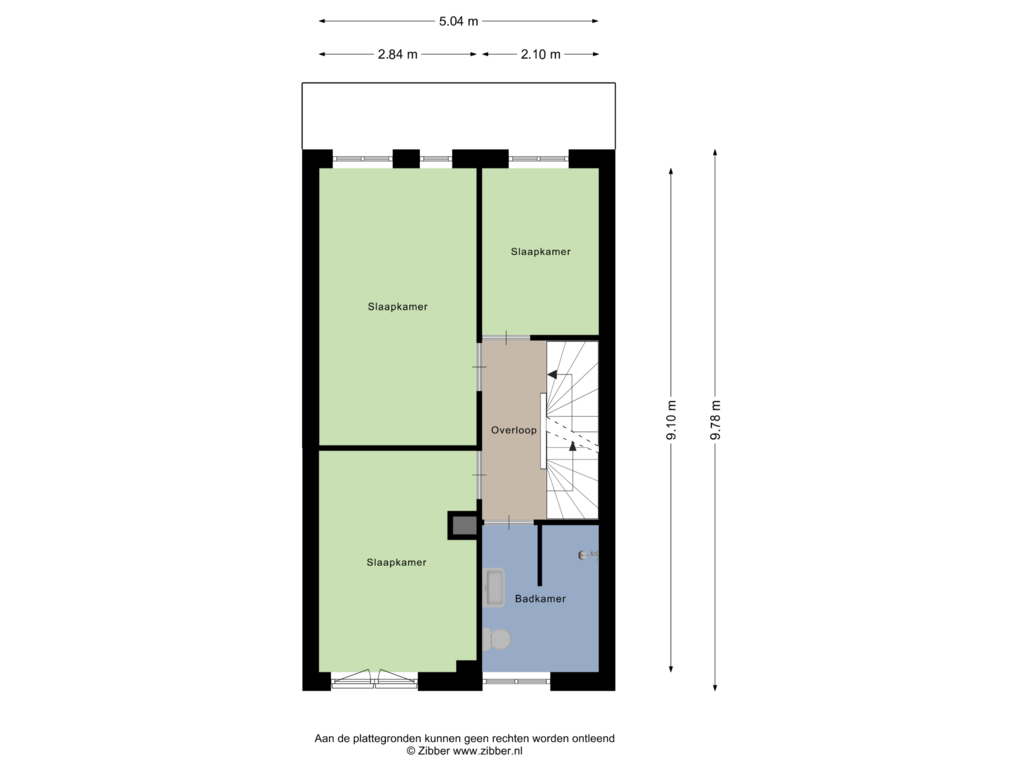 Bekijk plattegrond van Eerste verdieping van Kleermakersgilde 83