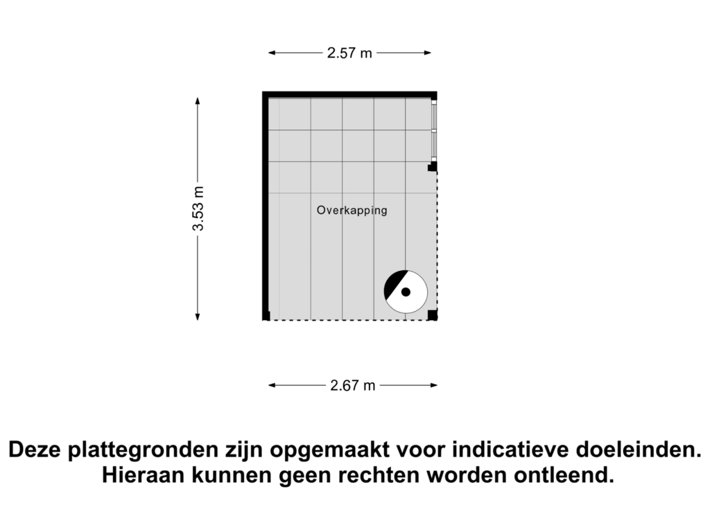 Bekijk plattegrond van Overkapping van Biezenloop 82