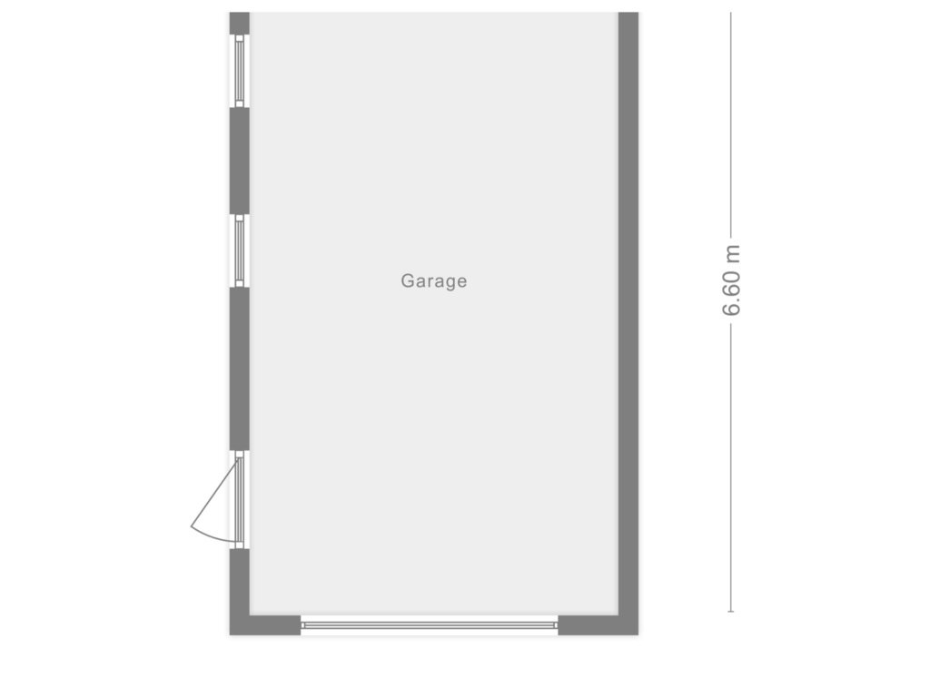 Bekijk plattegrond van Garage van Nieuweweg 10