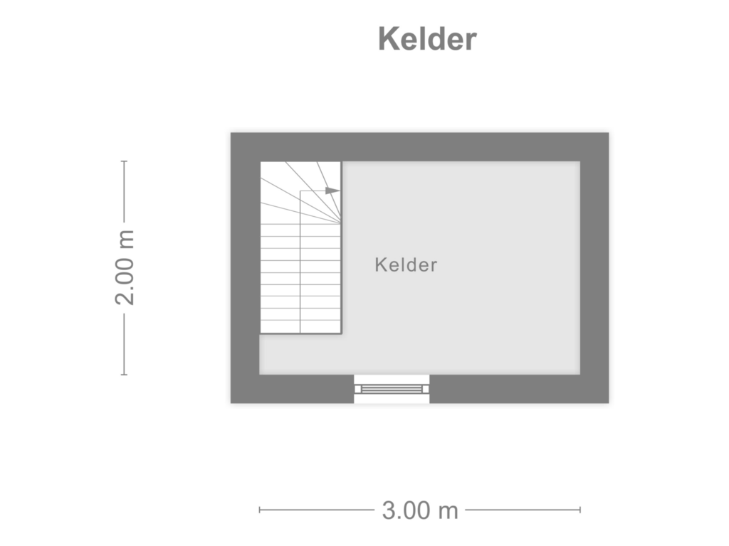 Bekijk plattegrond van Kelder van Nieuweweg 10