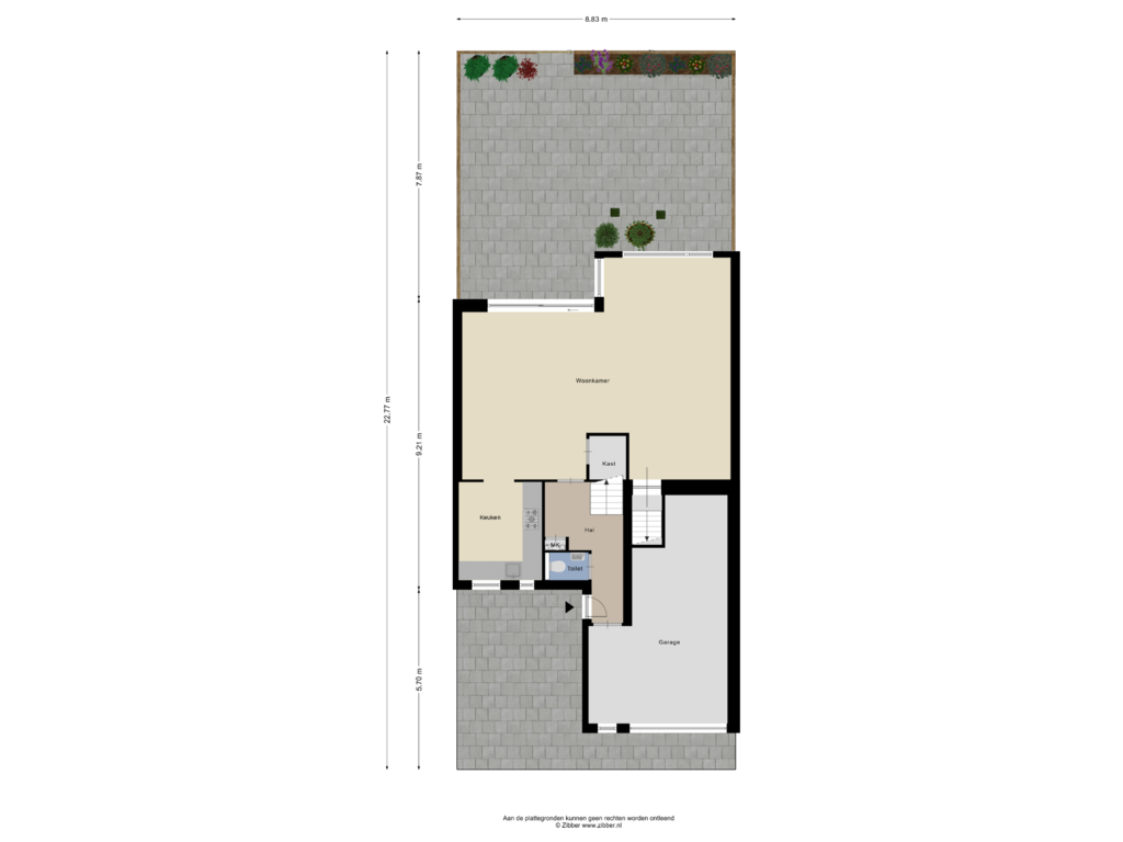 Bekijk plattegrond van Begane Grond_tuin van Valkenkamp 680