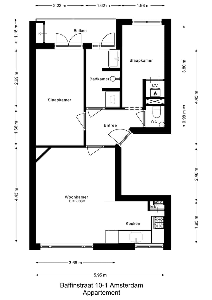 Foto 28 van Baffinstraat 10-1