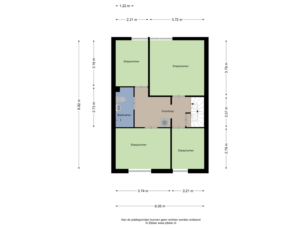 Bekijk plattegrond van Eerste Verdieping van Riegheide 9