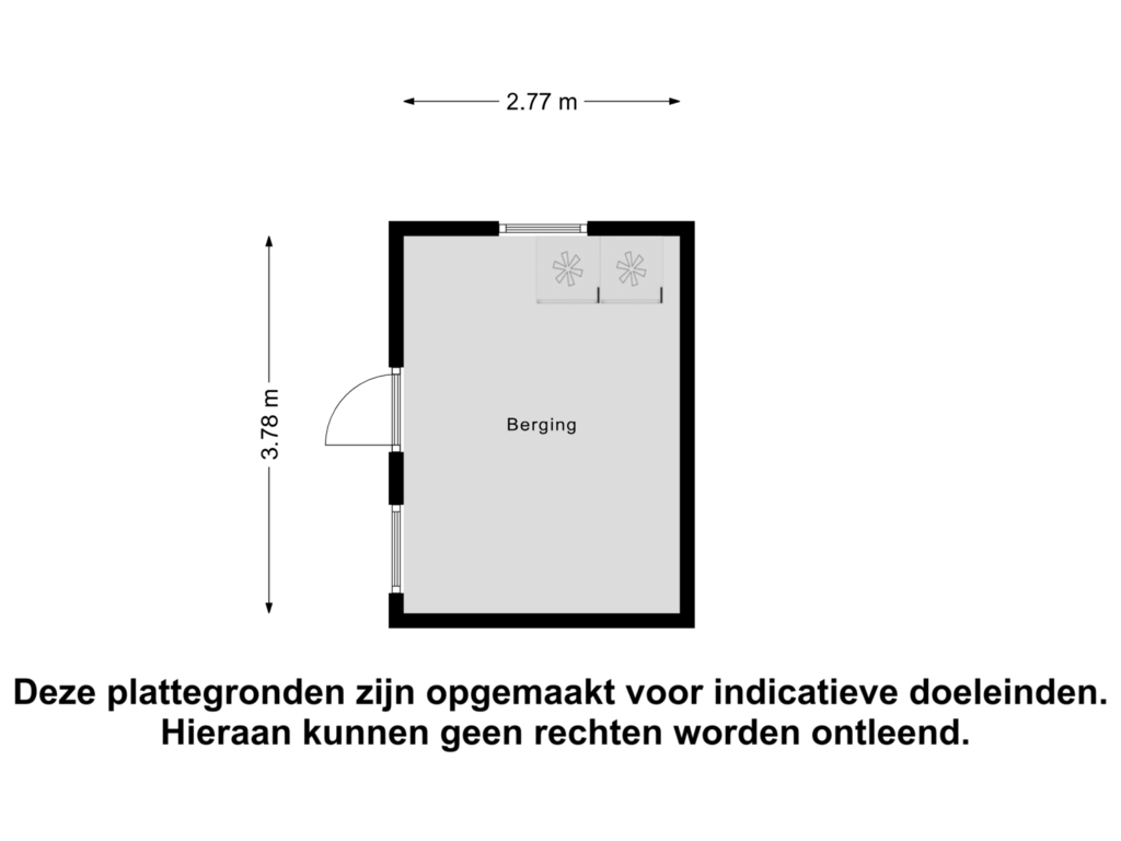 Bekijk plattegrond van Berging van Bouwlingstraat 38