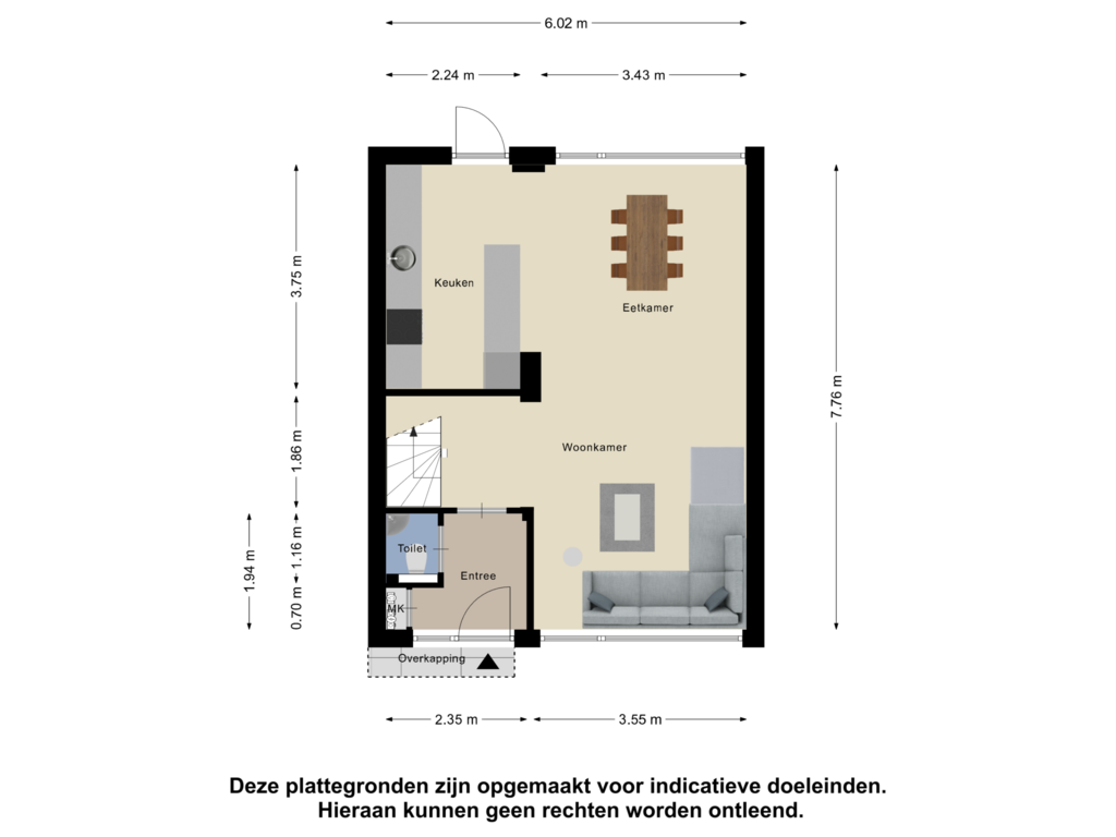 Bekijk plattegrond van Begane Grond van Jan Pietersz. Coenstraat 3