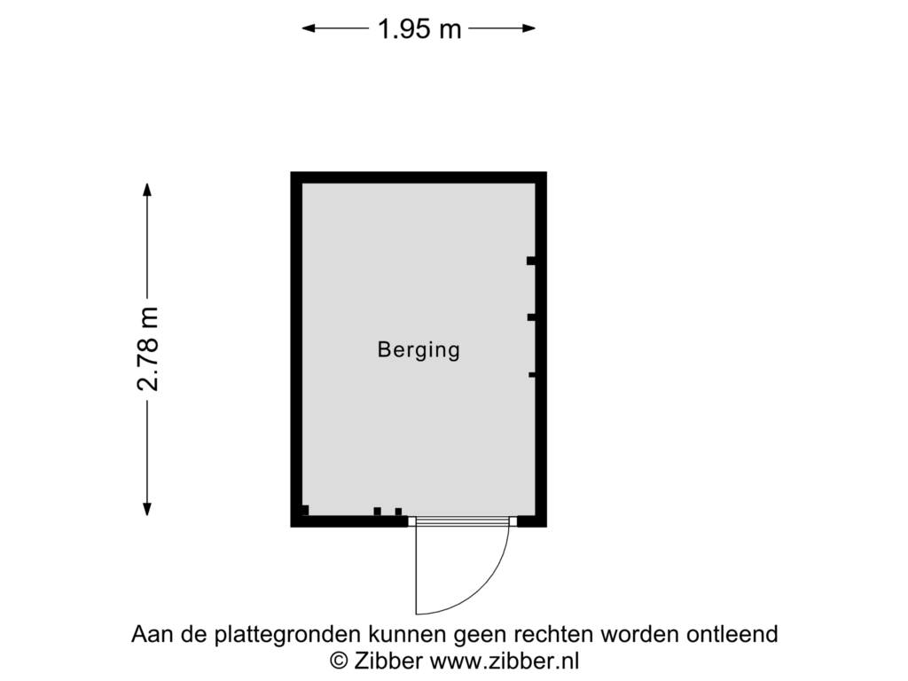 Bekijk plattegrond van Berging van Bonifatiushof 12