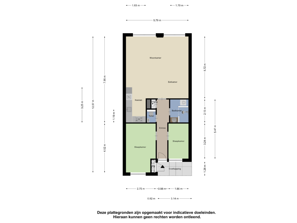 Bekijk plattegrond van Appartement van Noordwal 62