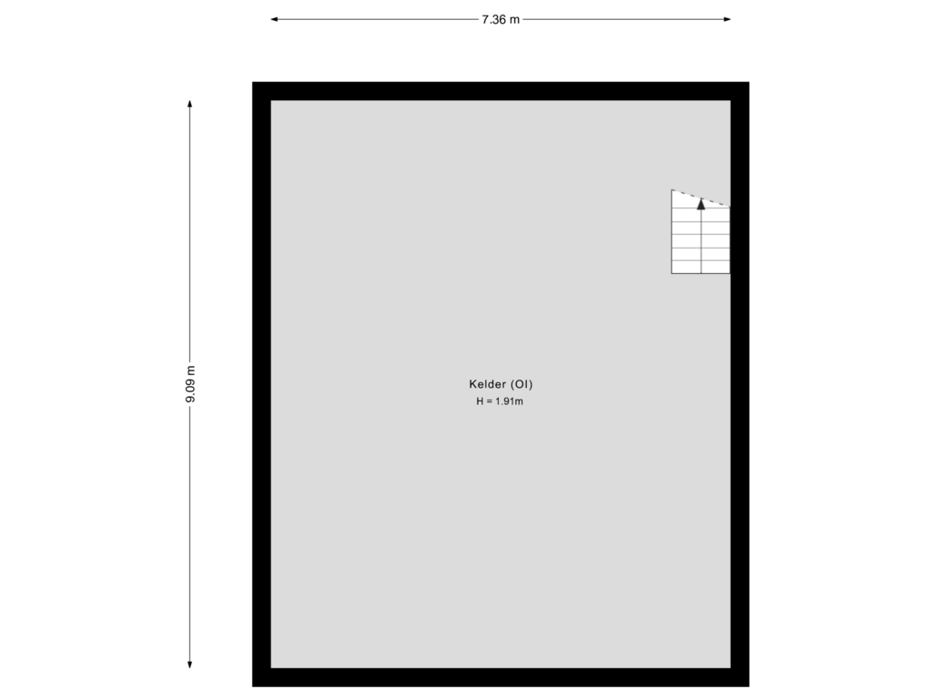 Bekijk plattegrond van Bedrijfshal Kelder van Terborgseweg 59