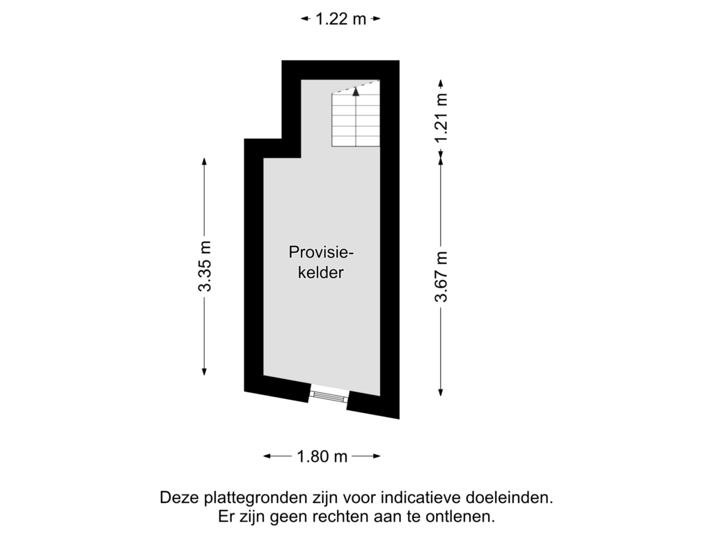 View floorplan of KELDER of Markt 11