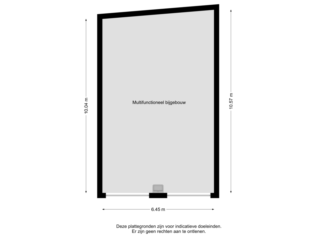 View floorplan of BIJGEBOUW of Markt 11