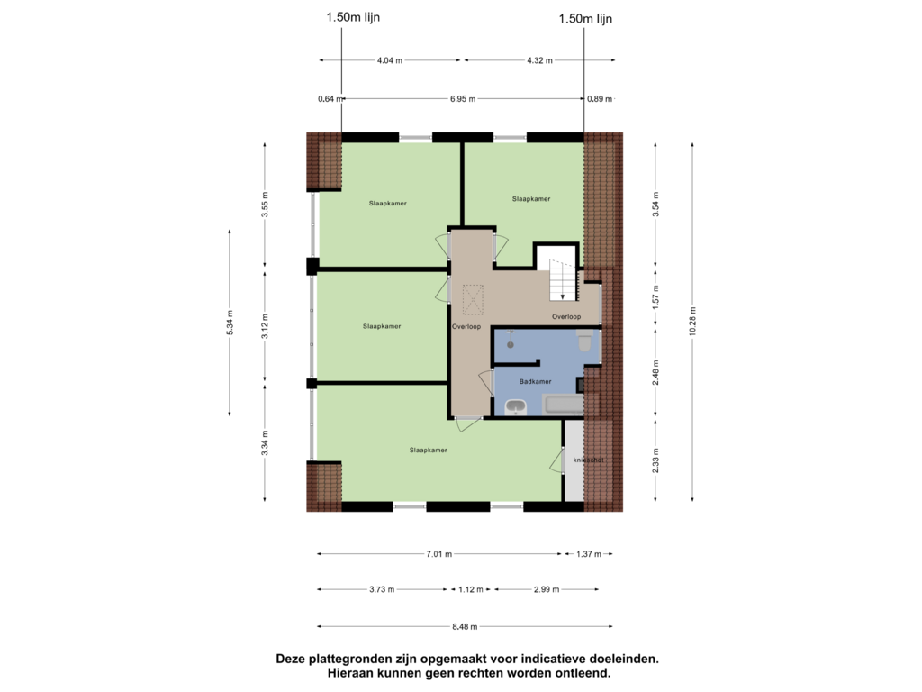 Bekijk plattegrond van Eerste Verdieping van Beldert 5