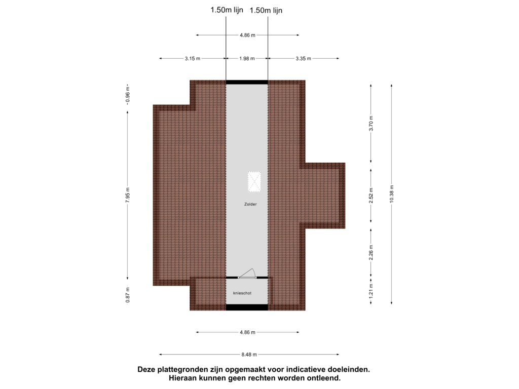 Bekijk plattegrond van Zolder van Beldert 5