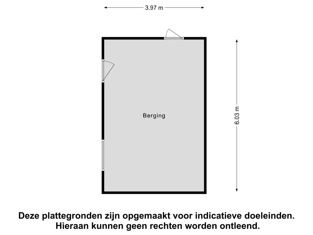 Bekijk plattegrond van Berging van Beldert 5