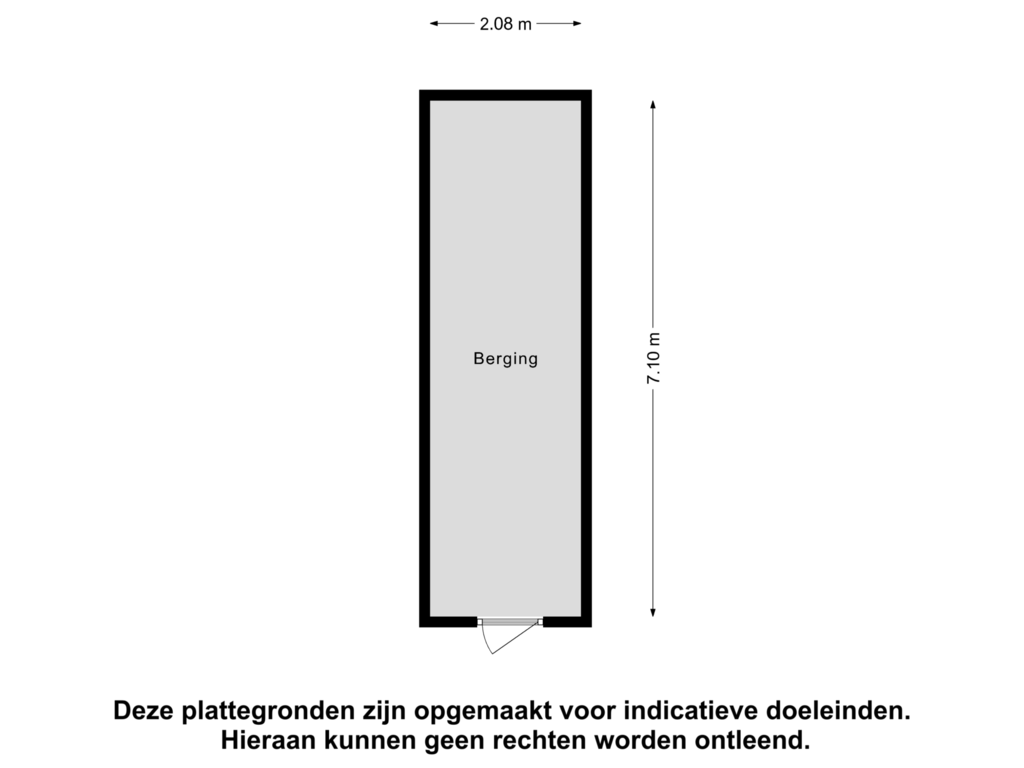 Bekijk plattegrond van Berging van Beldert 5