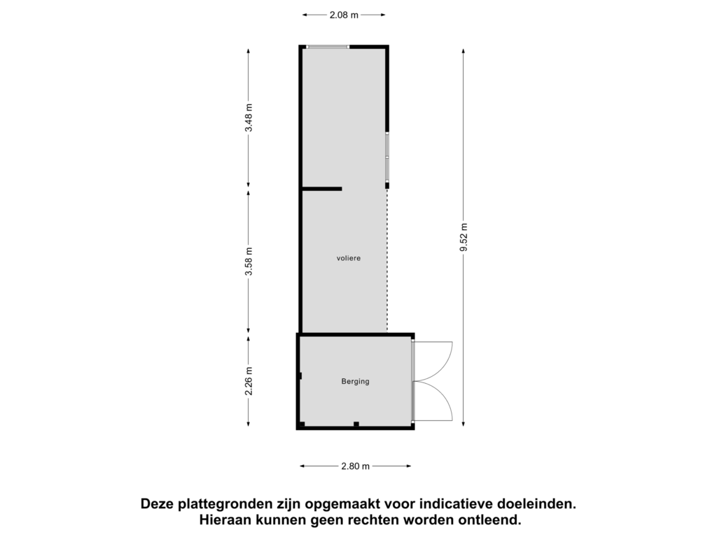 Bekijk plattegrond van Berging van Beldert 5