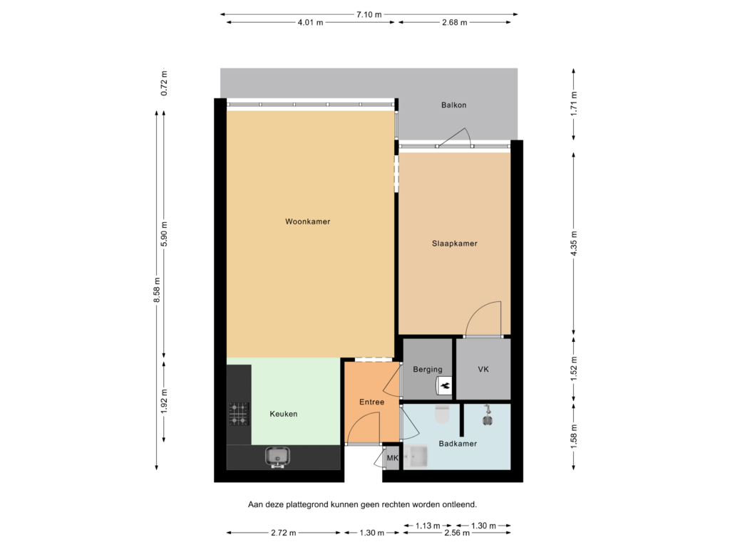 Bekijk plattegrond van First floor van Händellaan 91